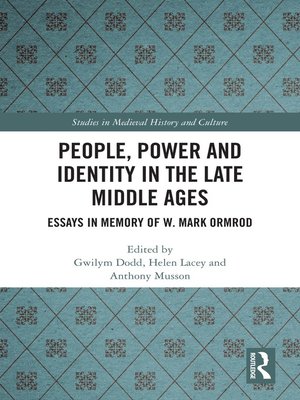 cover image of People, Power and Identity in the Late Middle Ages